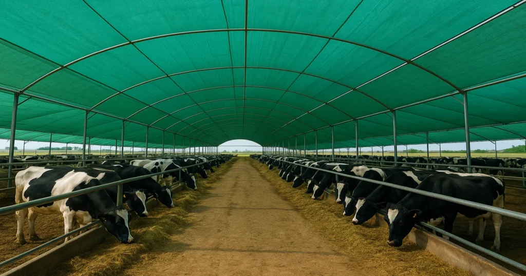 توری سایبان دامداری