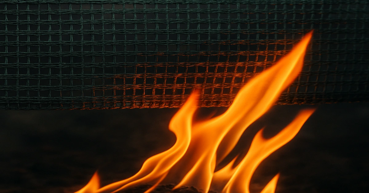 توری سایبان ضدحریق