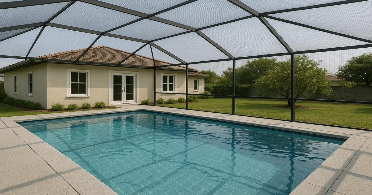 کاهش تبخیر آب استخر با توری