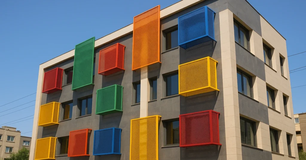 توری سایبان رنگی