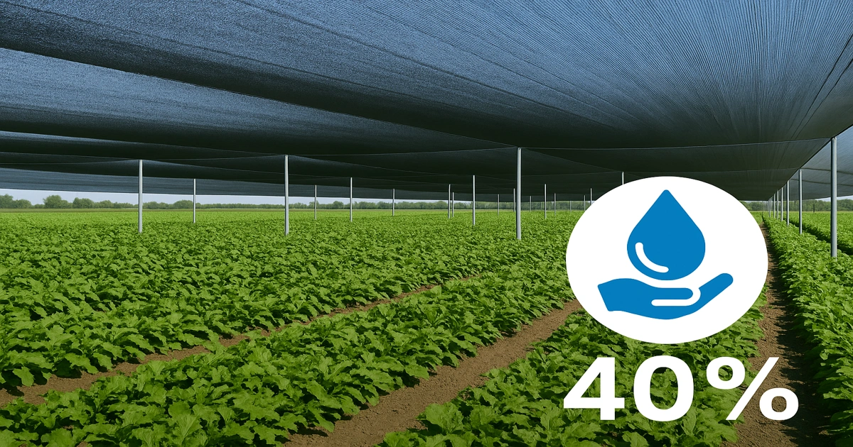 کاهش ۴۰٪ مصرف آب کشاورزی